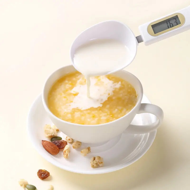 Digital Measuring Spoon Scale for Precise Kitchen Weighing