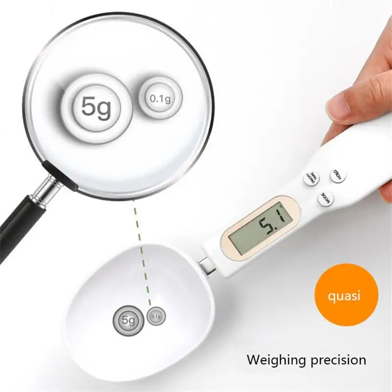 Digital Measuring Spoon Scale for Precise Kitchen Weighing