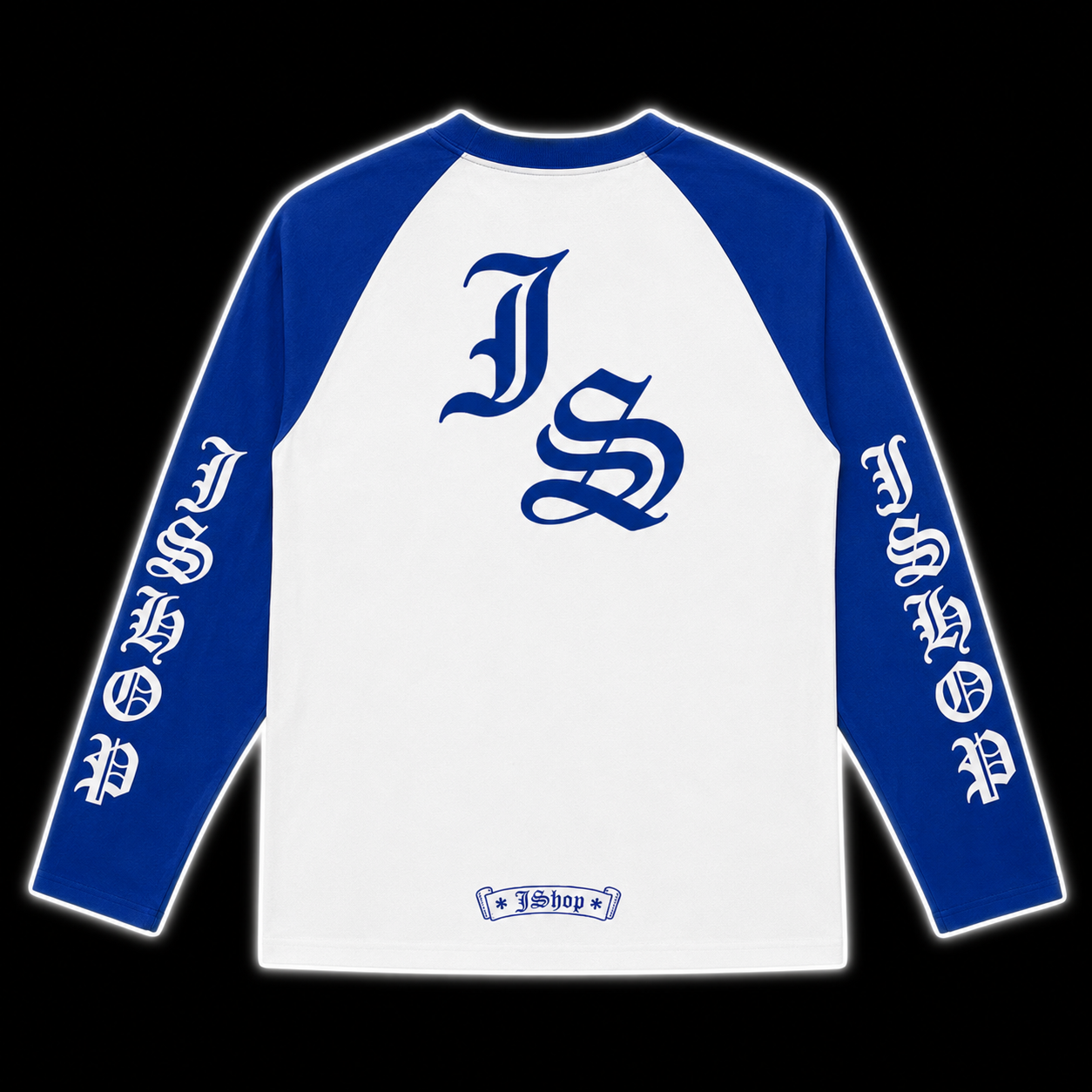 JShop Chrome Longsleeve Blue & White
