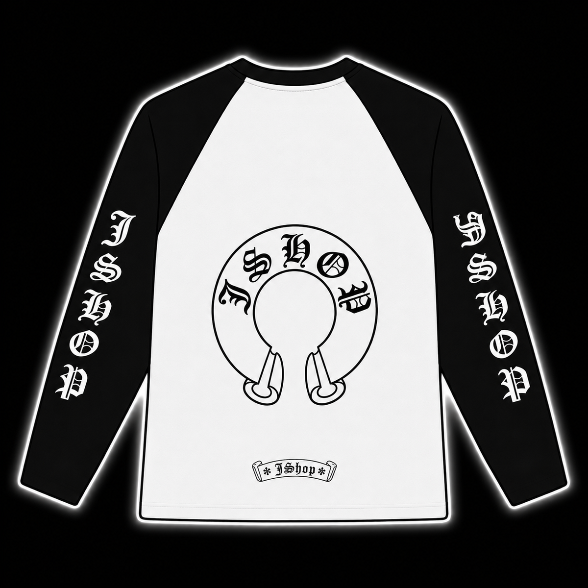 JShop Chrome Longsleeve Black & White