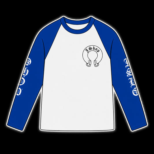 JShop Chrome Longsleeve Blue & White