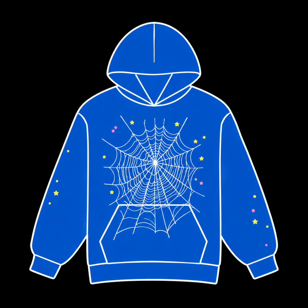 JShop Blue Spider Hoodie