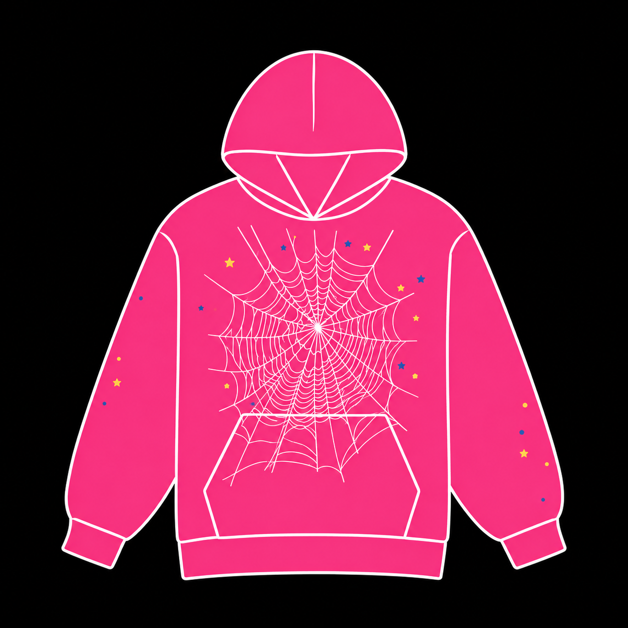 JShop Pink Spider Hoodie